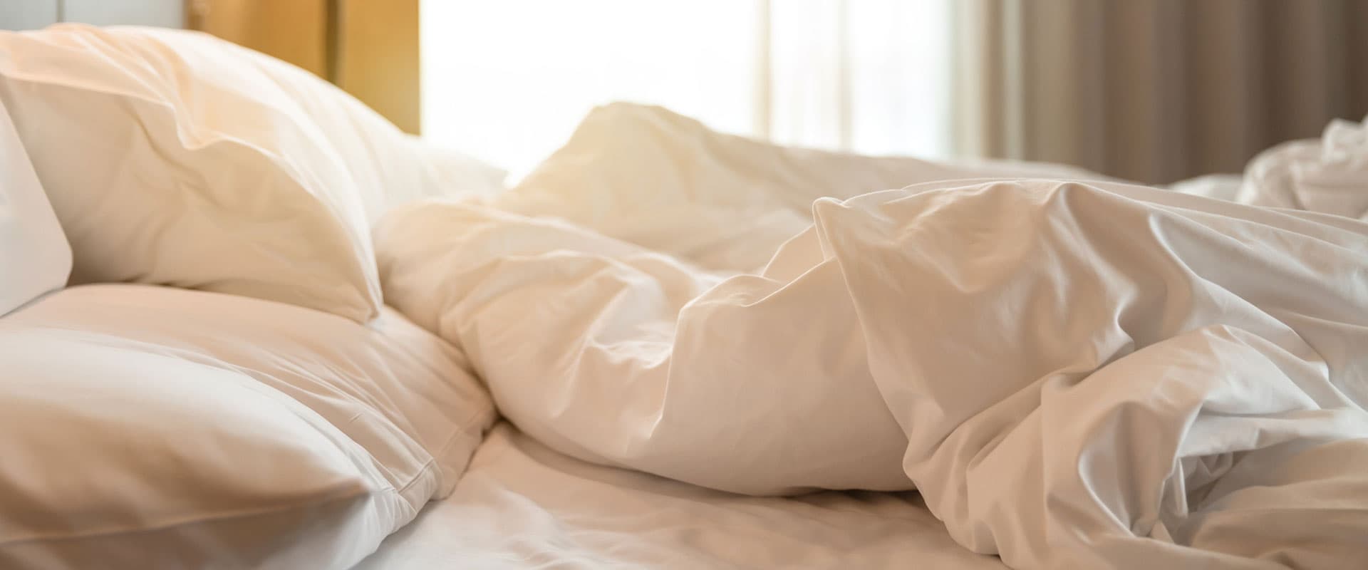 Peaceful bedroom setting